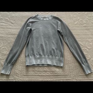 Cotton citizen silver gray crew neck sweater